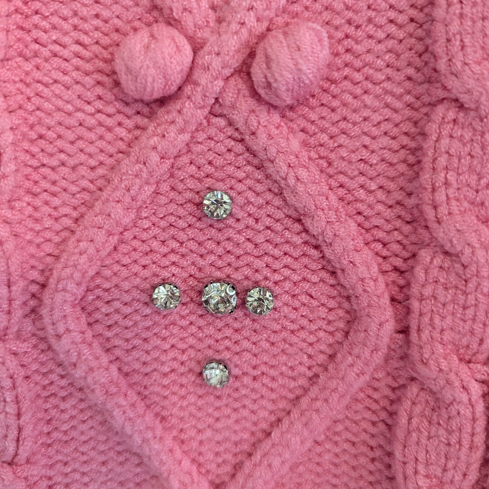 Boston Proper Pink Rhinestone Sweater - Picture 7 of 10